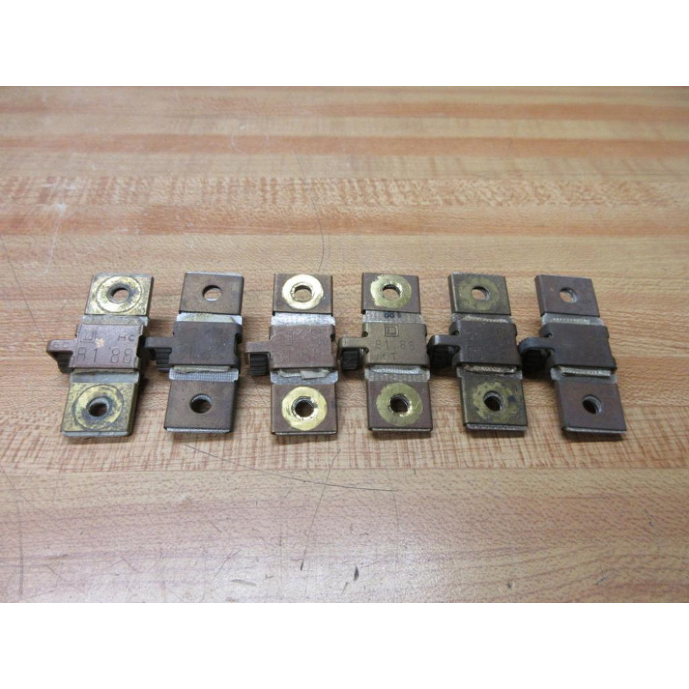 Square D B1.88 Overload Heater Element  B188 (Pack of 6) - Used