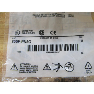 Allen Bradley 800F-PN5G LED 800FPN5G Series A