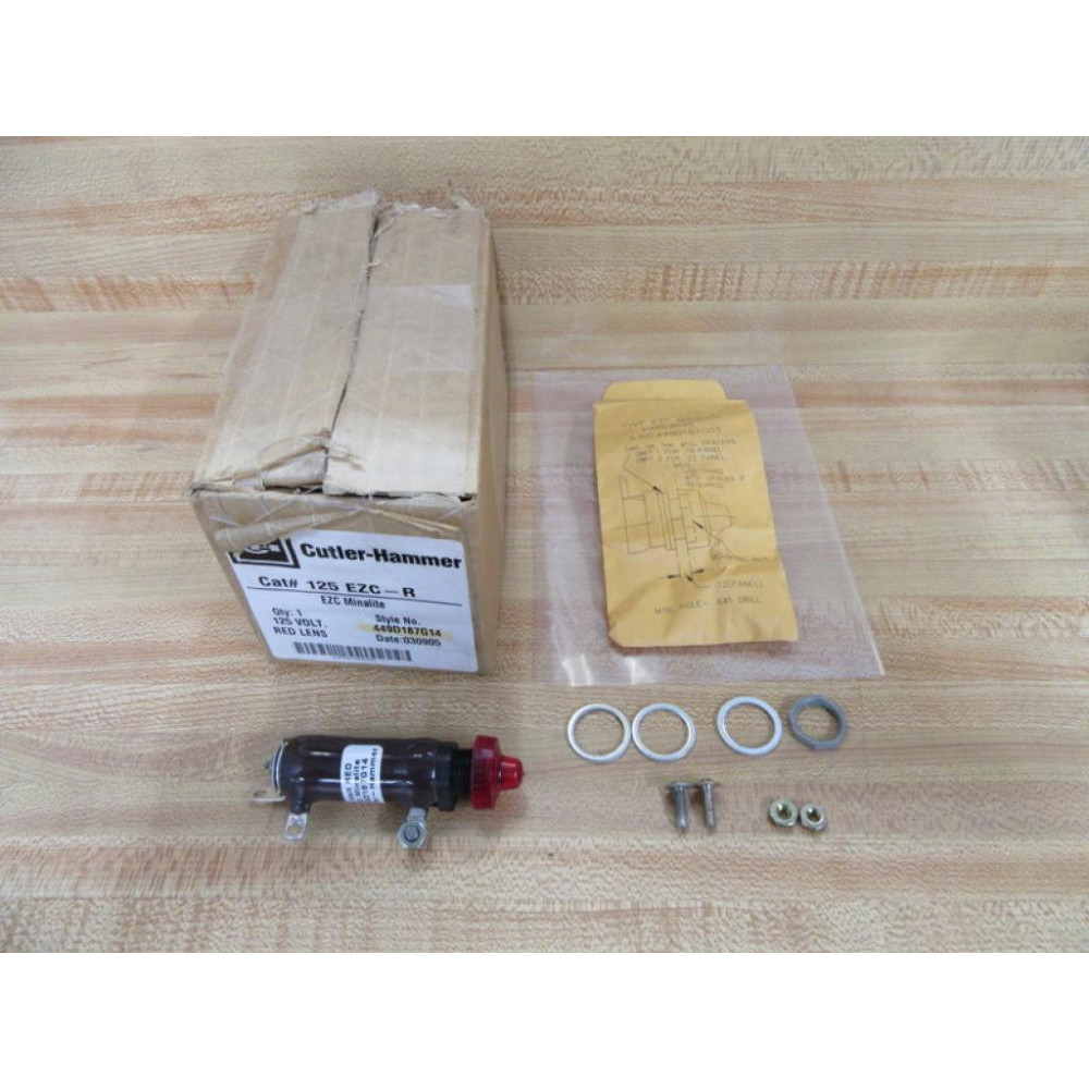 Cutler Hammer 125 EZC-R Pilot Light 449D187G14