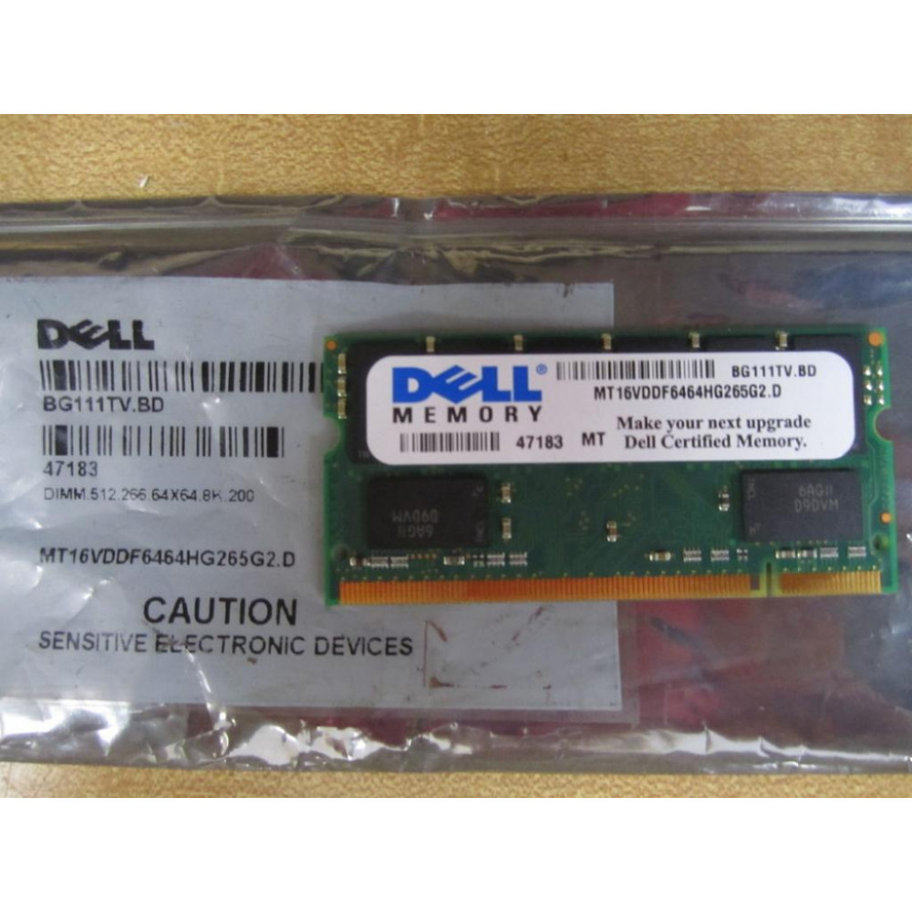 Dell MT16VDDF6464HG265G2.D Memory Module 512MB