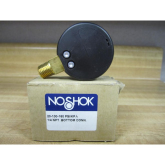 Noshok 20-100-160 Pressure Gauge 20100160