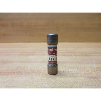 Buss KTK-3 Bussmann Fuse Cross Ref 4XC39 (Pack of 9) - New No Box