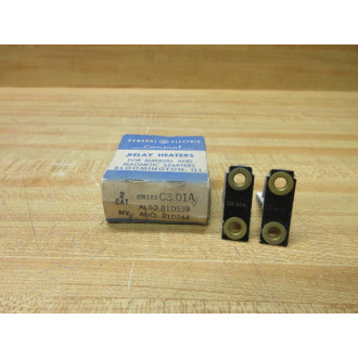 General Electric CR123C3.01A GE Overload Relay Heater C301A (Pack of 2)