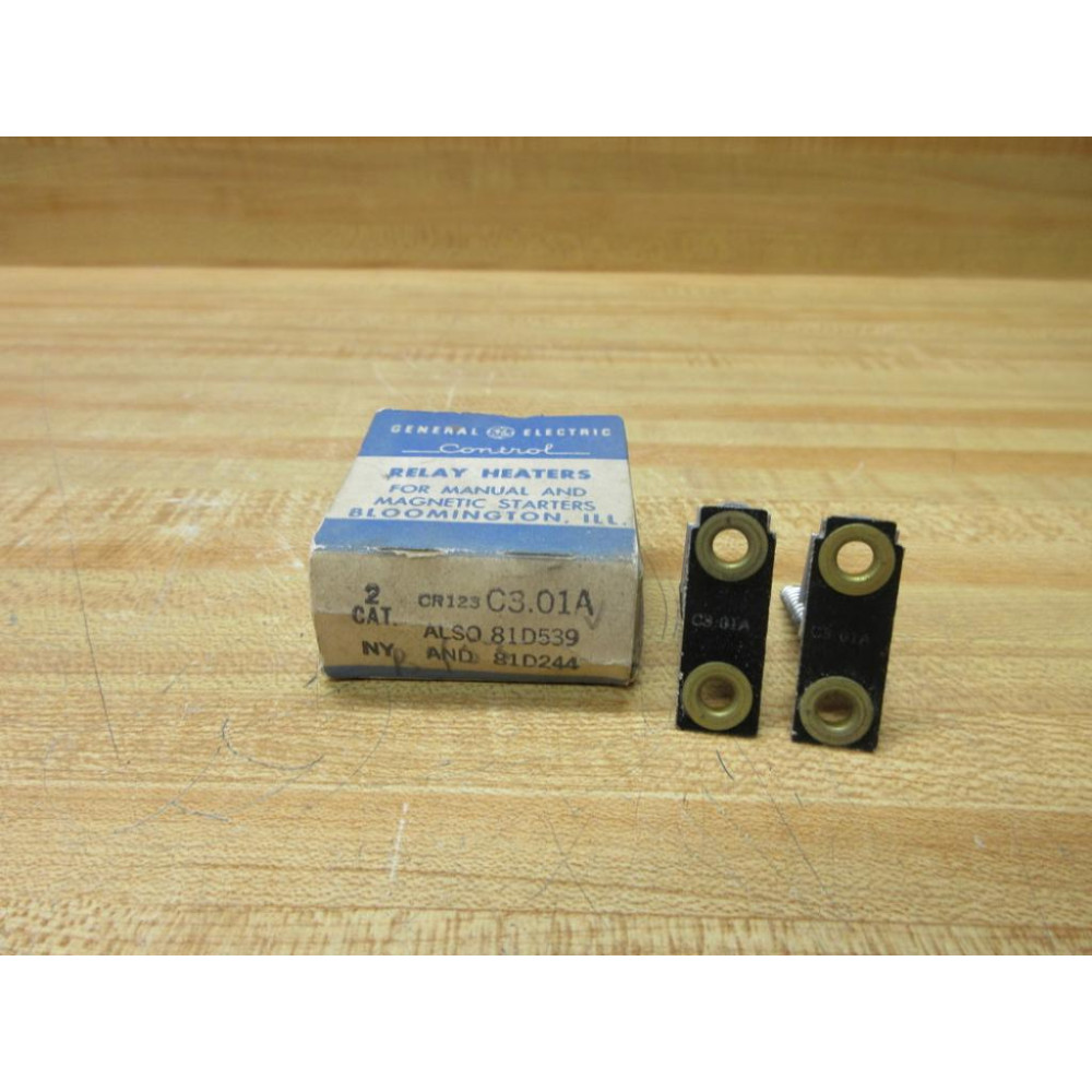 General Electric CR123C3.01A GE Overload Relay Heater C301A (Pack of 2)
