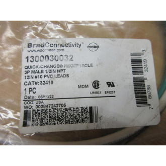 Daniel Woodhead 1300030032 Quick-Change Receptacle 32419