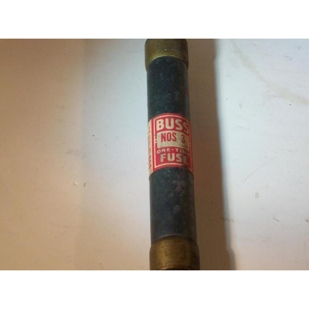 Buss NOS-3 Bussmann Fuse Cross Ref 1EM32 (Pack of 4) - Used
