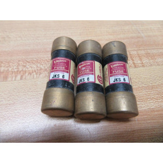 Buss JKS-6 Bussmann Fuse Cross Ref 4XF09 (Pack of 3) - New No Box