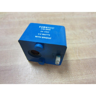 Numatics 236-384B 236384B Solenoid Coil 24Vdc 4 Watts - New No Box