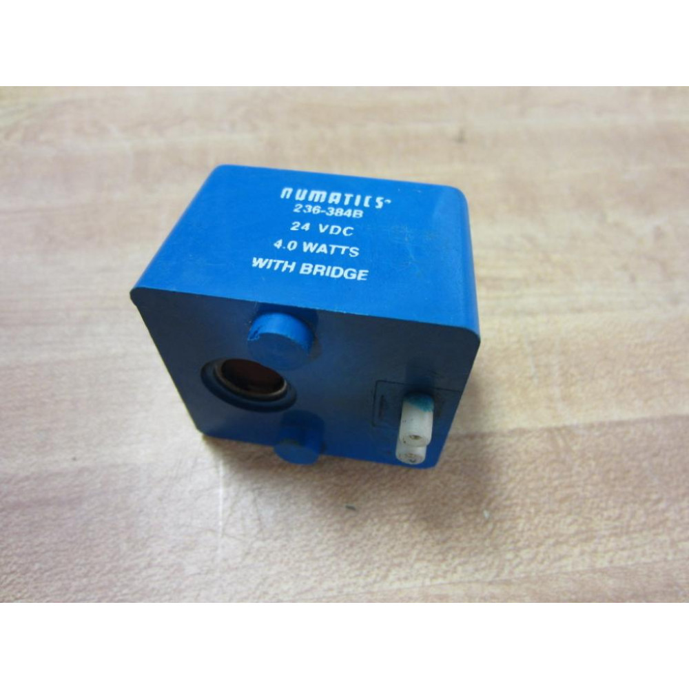 Numatics 236-384B 236384B Solenoid Coil 24Vdc 4 Watts - New No Box
