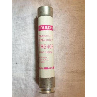 Gould Shawmut Ferraz TRS40R Fuse Cross Ref 4YZL9 (Pack of 5) - New No Box