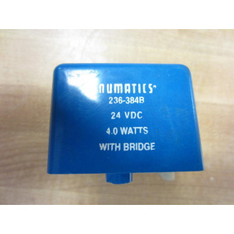 Numatics 236-384B 236384B Solenoid Coil 24Vdc 4 Watts - New No Box