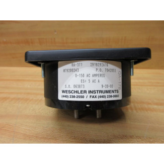 Weschler Instruments RA-371 Alternating Current Meter RA371