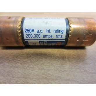 Bussmann FRN-R-2 14 Cooper Fusetron FRNR214 Fuses (Pack of 9) - New No Box