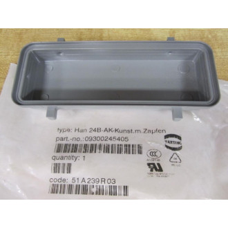 Harting 09300245405 Protective Cover HAN24B