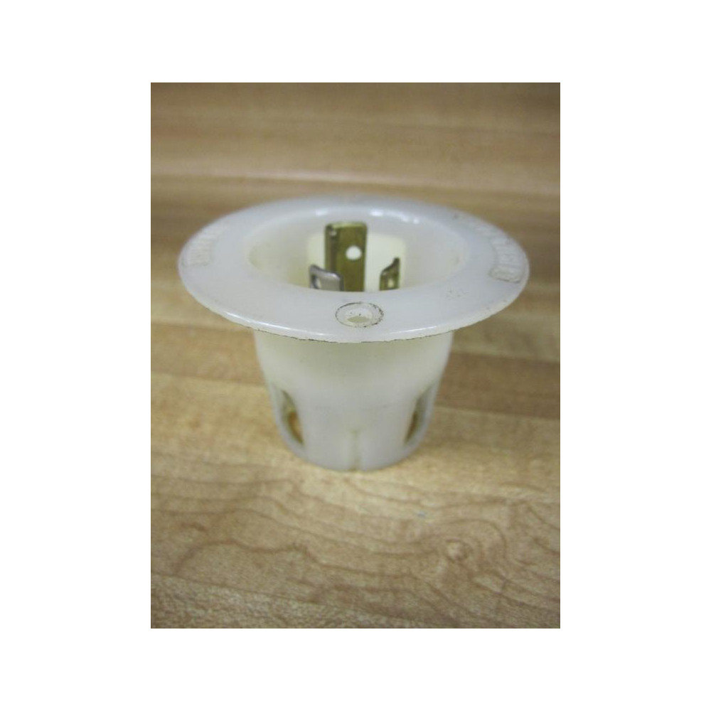 Hubbell 70520MB Locking Flange Inlet 15A - Used
