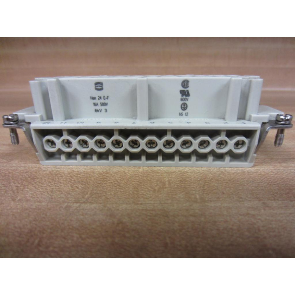 Harting Han 24 E-F Connector HAN24EF - New No Box