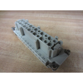 Harting Han 24 E-F Connector HAN24EF - New No Box