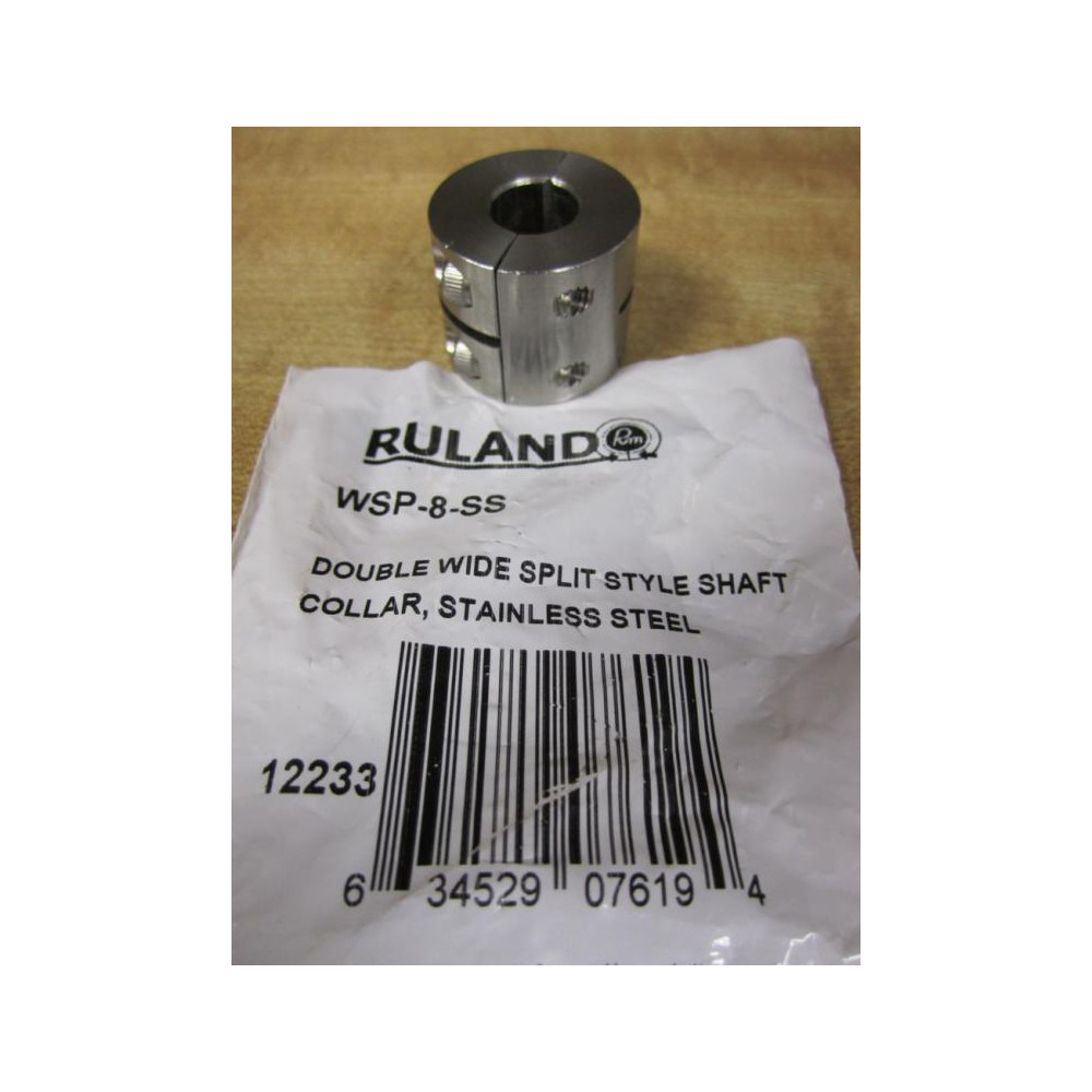Ruland WSP-8-SS Shaft Collar WSP8SS