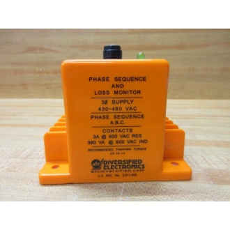 Diversified Electronics SLA-440-ALE ATC Phase Monitor