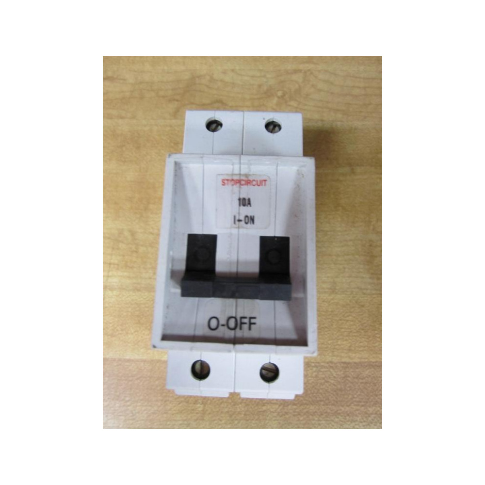 Entrelec GMB 10D Circuit Breaker 10A 2 Pole GMB10D - Used