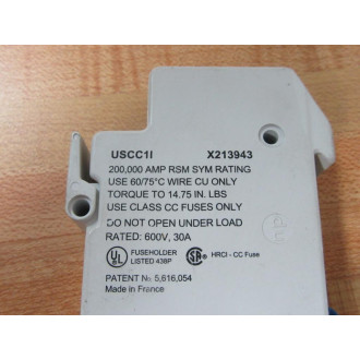 Gould Shawmut Ferraz USCC1I Fuse Holder Class CC (Pack of 2) - Used