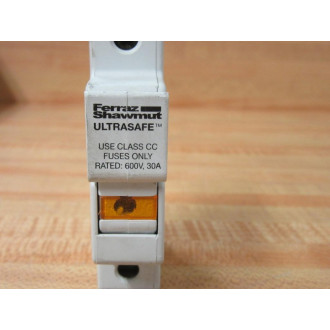 Gould Shawmut Ferraz USCC1I Fuse Holder Class CC (Pack of 2) - Used