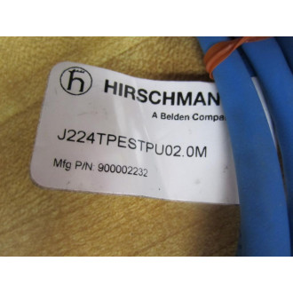 Hirschmann J224TPESTPU02.0M Cordset 900002232 - New No Box