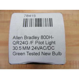 Allen Bradley 800H-QR24G Pilot Light Assembly
