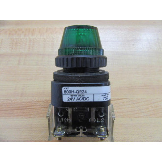 Allen Bradley 800H-QR24G Pilot Light Assembly