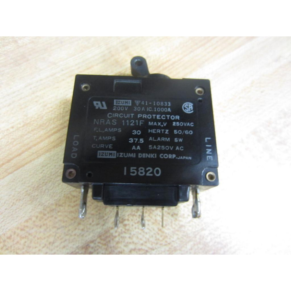 Izumi NRAS 1121F Circuit Protector - Used