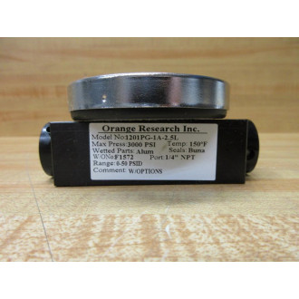 Orange Research 1201PG-1A-2-5L Differential Pressure Gauge