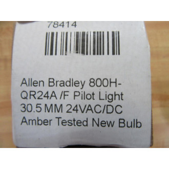 Allen Bradley 800H-QR24A Pilot Light 800HQR24A