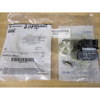 Allen Bradley 800EP-PL74RL5 Optic Pilot Light 800EPPL74RL5