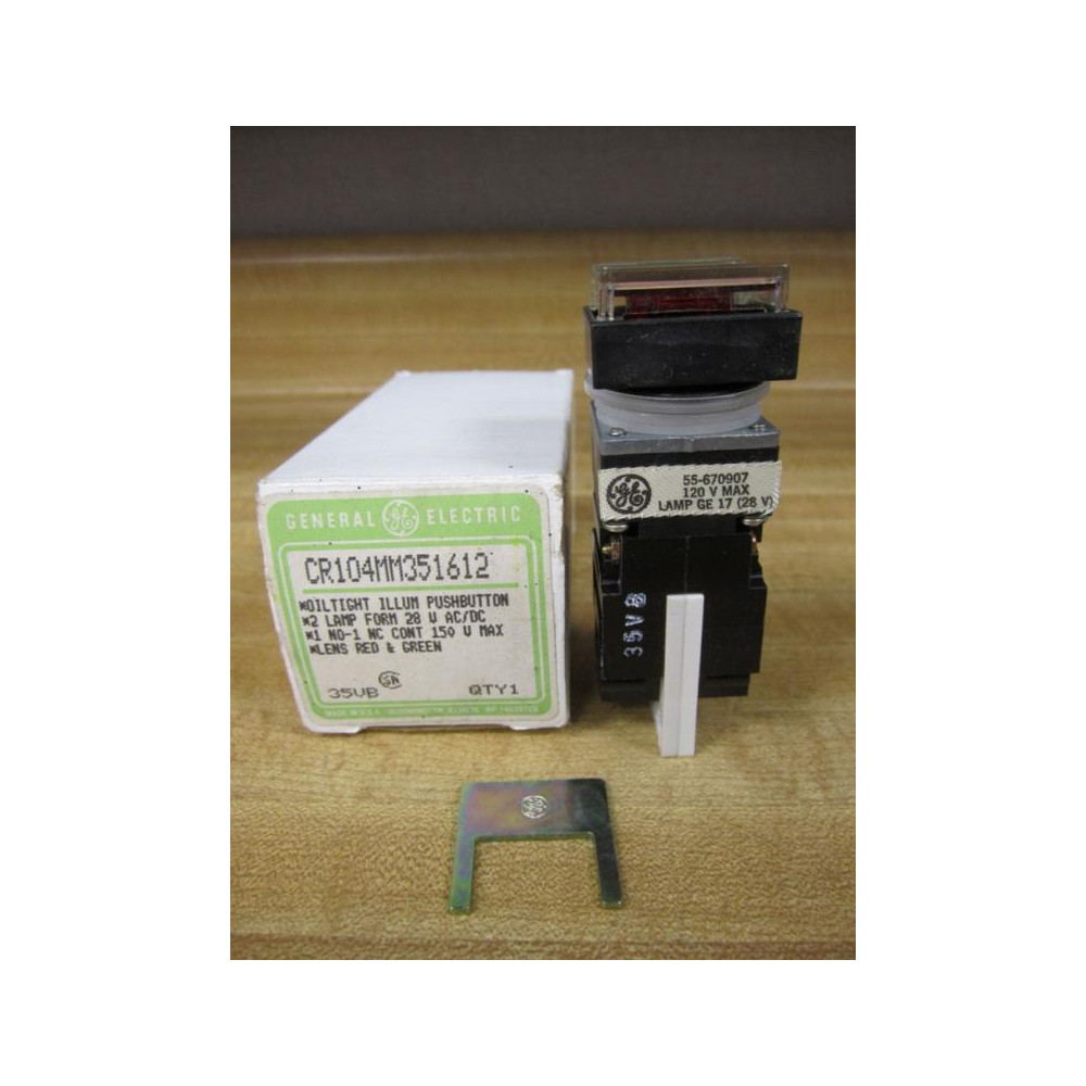 General Electric CR104MM351612 Push Button 55-670907