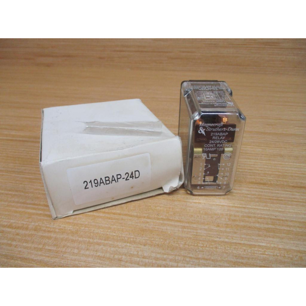 Struthers Dunn 219ABAP-24D Magnecraft Relay 219ABAP