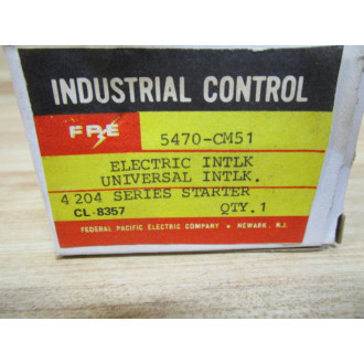 Federal Pacific 5470-CM51 Auxilary Contact
