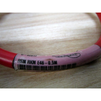 Turck RSM RKM E46-0.5M U02017 Cable RSMRKME4605M - Used