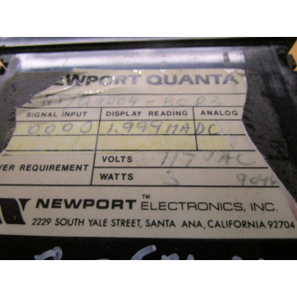 Newport Q9004-BCR3 Digital Meter Q9004BCR3