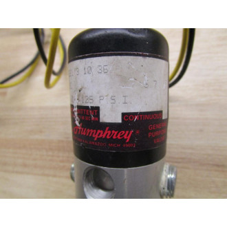 Humphrey T062E1 3 10 36 Air Valve - Used