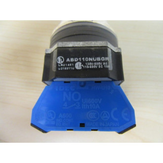 IDEC ABD110N Push Button ABD110N B,G,R WO Buttons WContact Block - New No Box