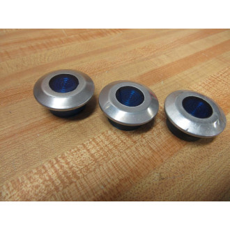 Allen Bradley 800T-N159B Blue Button Cap 800TN159B (Pack of 3) - Used
