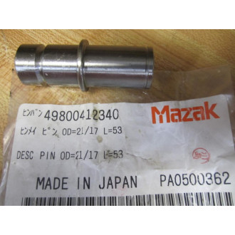 Mazak 49800412340 Pin