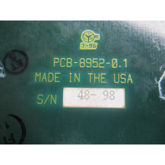 Ziatech ZT-8953 PC Board ZT-8953-D1 - Used