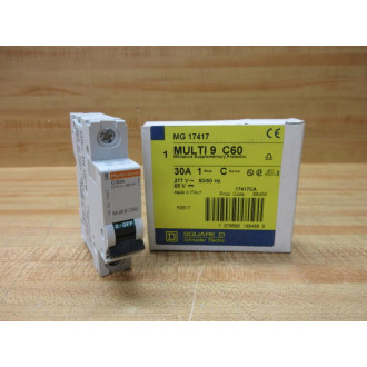 Schneider Merlin Gerin Square D 17417 Breaker MG17417 30A