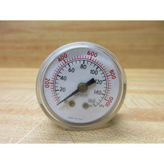 5326605A5 Pressure Gauge 0-160 Psi 0-1000 kPa