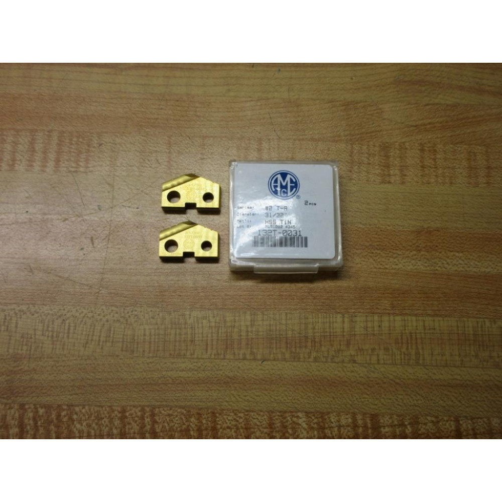 Allied Machine 132T-0031 Replacement Drill Insert 132T0031 (Pack of 2)