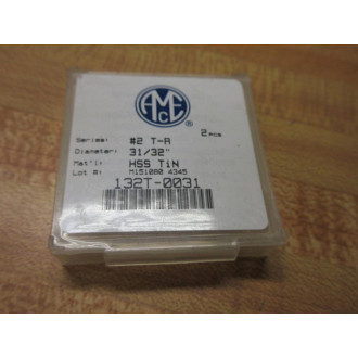 Allied Machine 132T-0031 Replacement Drill Insert 132T0031 (Pack of 2)