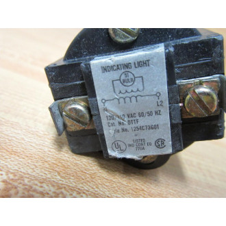 Westinghouse 1254C73G01 Pilot Light Indicator Light - Used