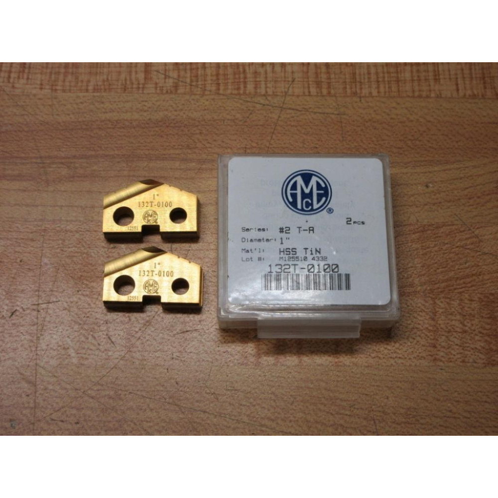 Allied Machine 132T-0100 Replacement Drill Insert 132T0100 (Pack of 2)
