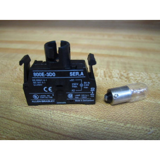 Allen Bradley 800EP-P43DL3 Pilot Light Assy. 800EPP43DL3 Series A